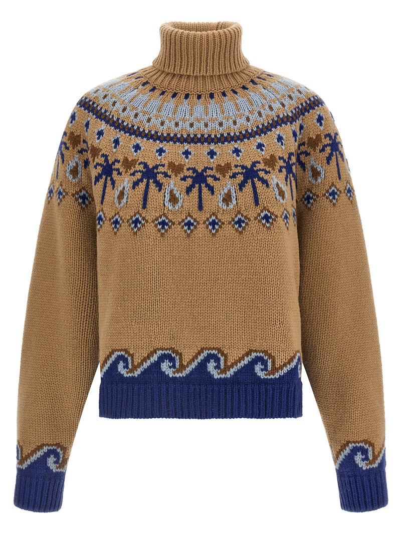Alanui Beige Virgin Wool Cardigan - Luxurious Comfort