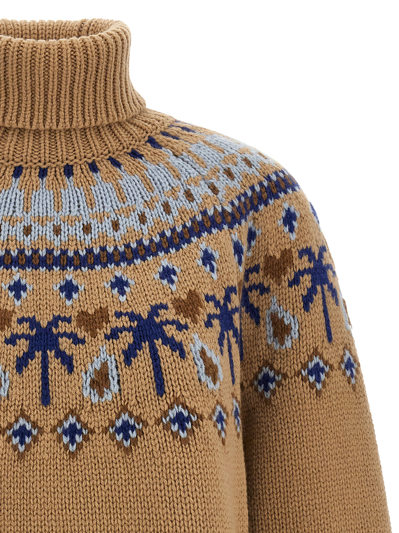 Alanui Beige Virgin Wool Cardigan - Luxurious Comfort