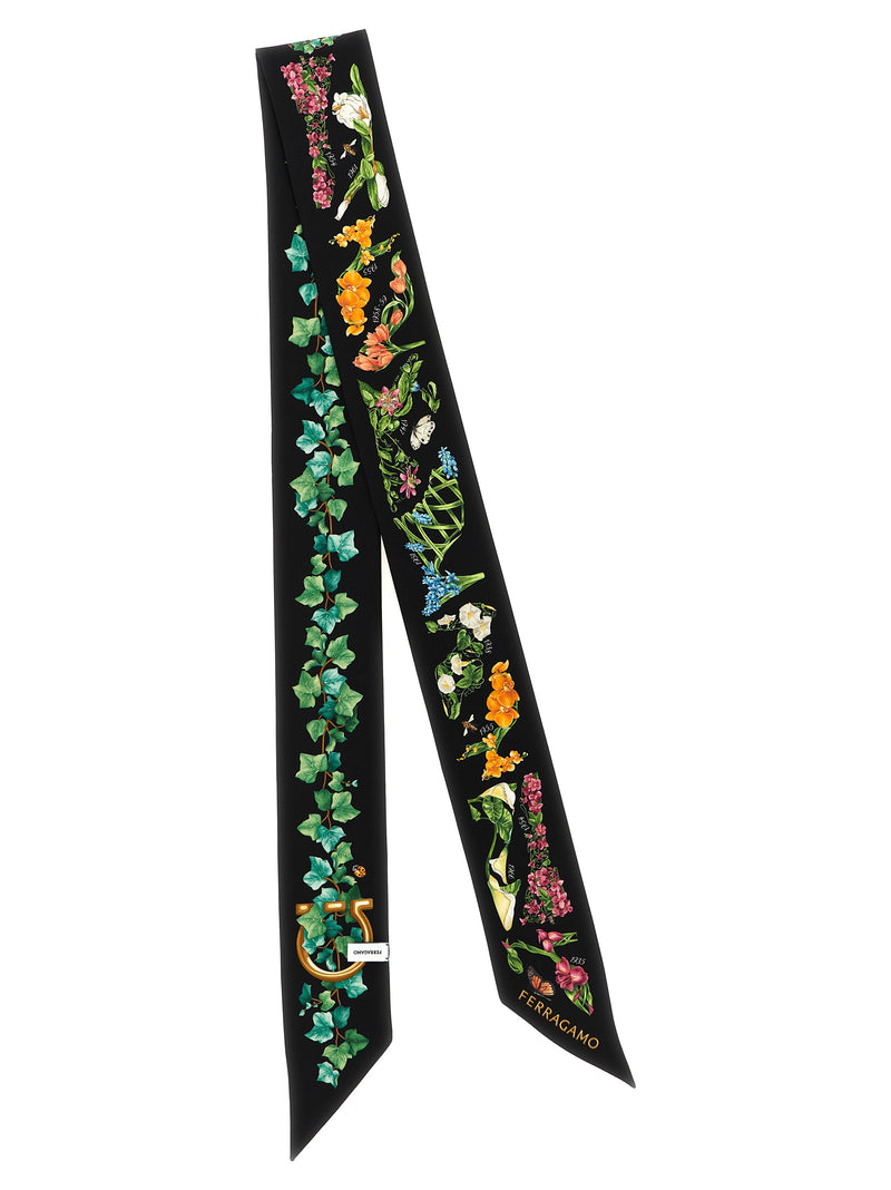 Ferragamo Multicolor Silk Foulard - Elegant Women's Accessory