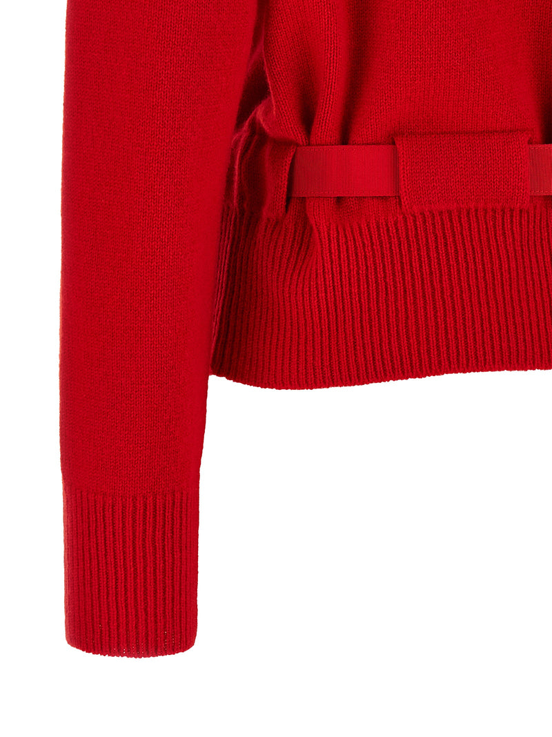 Ferragamo Red Cashmere Cardigan for Women