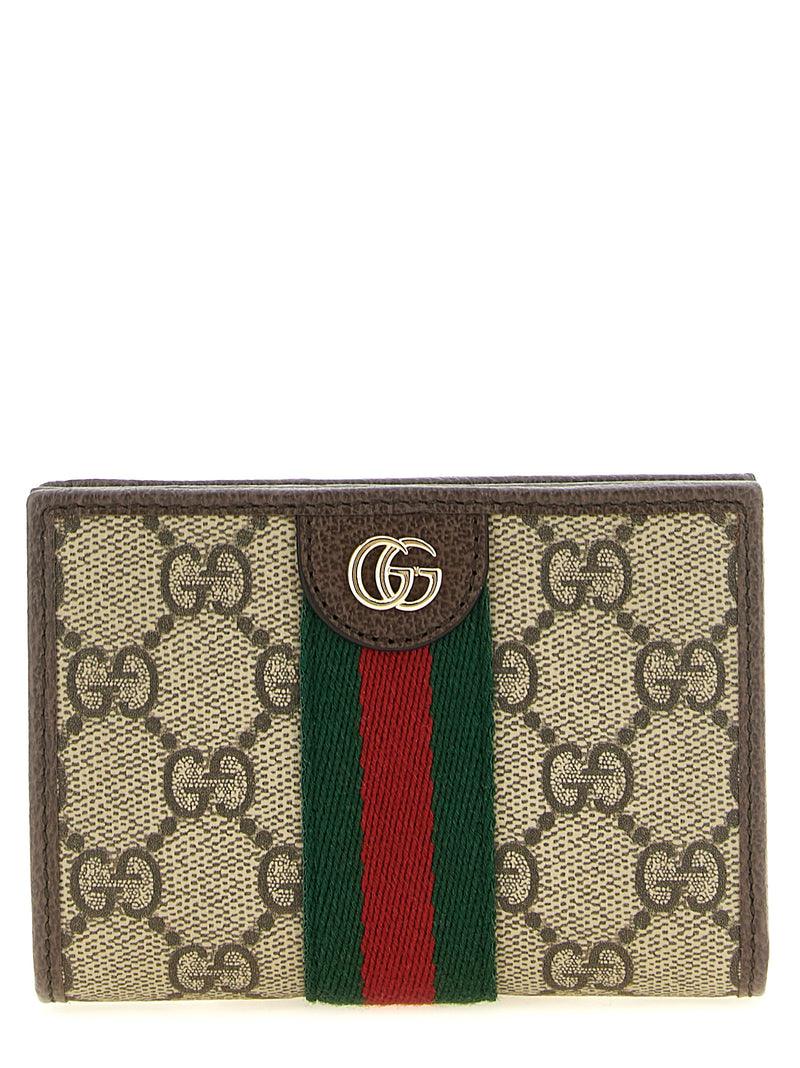 Gucci Ophidia Beige Polyethylene Cardholder