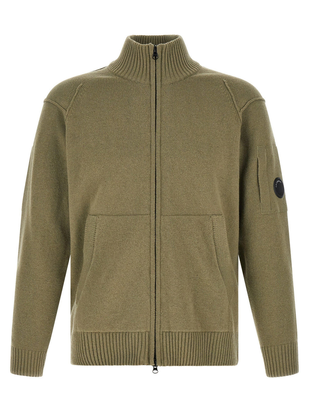 C.P. Company Bicolor Wool Cardigan