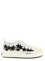 Amiri White Cotton Low Top Sneakers