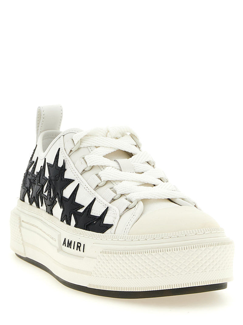 Amiri White Cotton Low Top Sneakers for Women