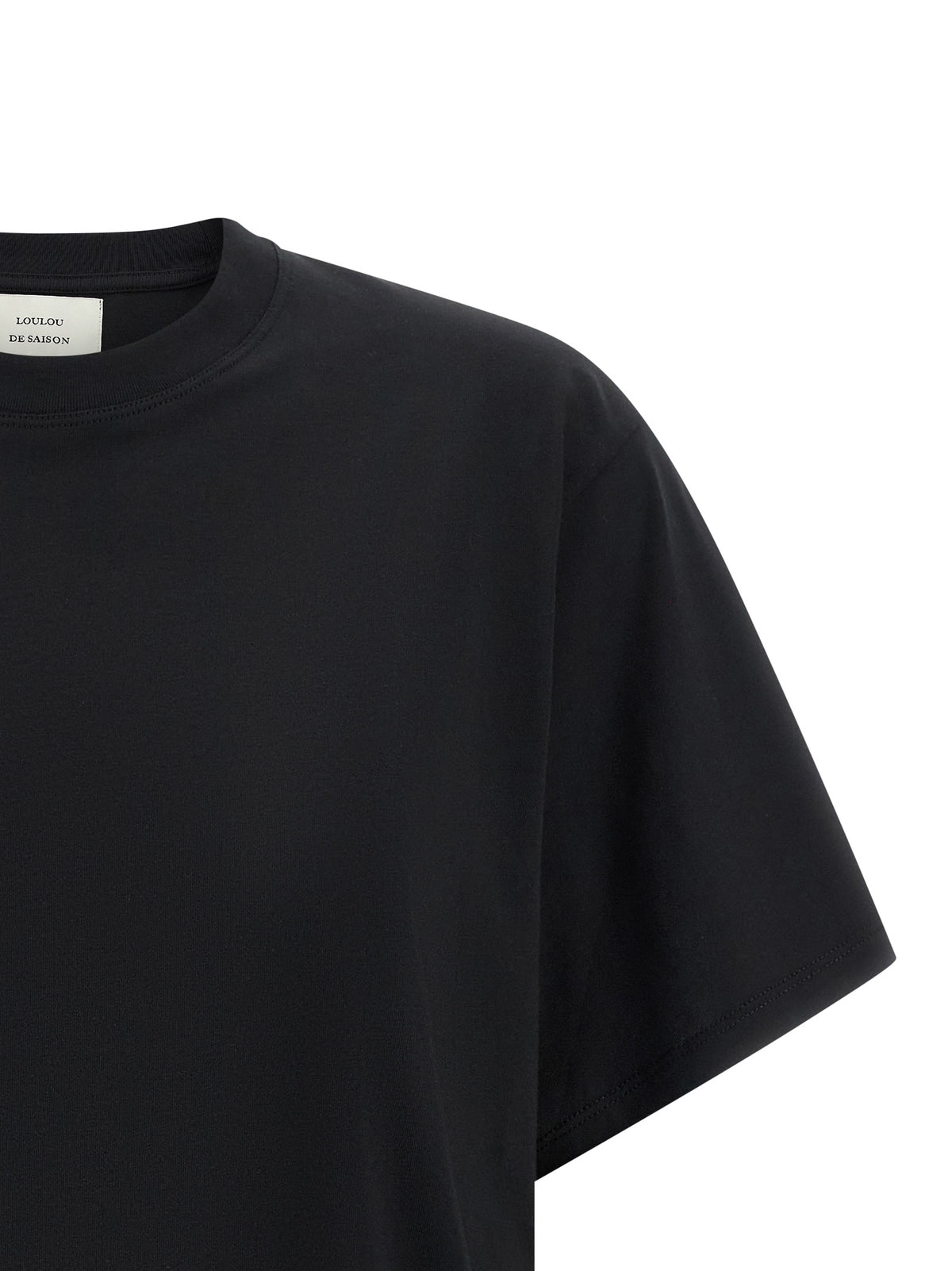 Loulou De Saison Black Cotton T-Shirt