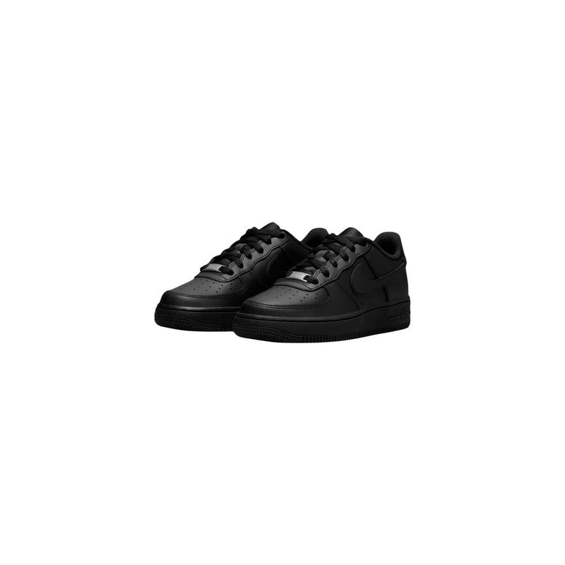 Nike Air Force 1 K DH2920 Black Leather Low Top Sneakers
