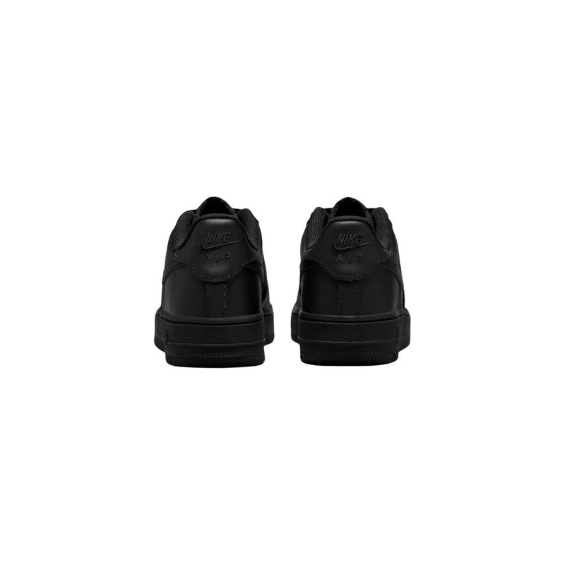 Nike Air Force 1 K DH2920 Black Leather Low Top Sneakers
