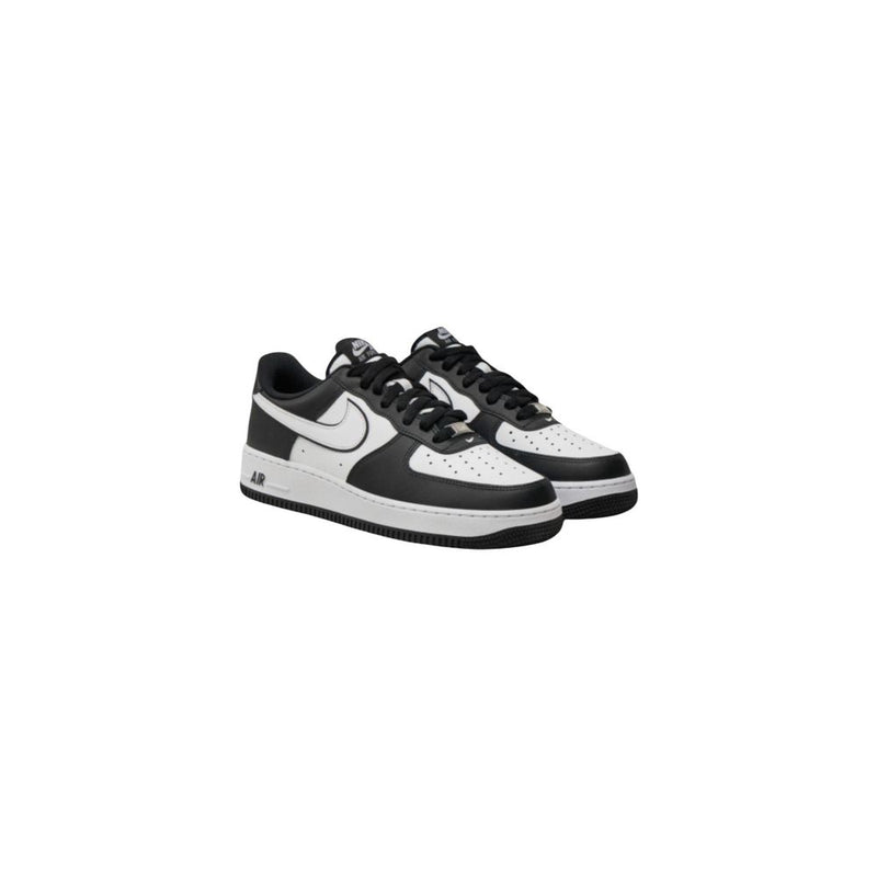 Nike Air Force 1 DV0788 Black and White Leather Low Top Sneakers