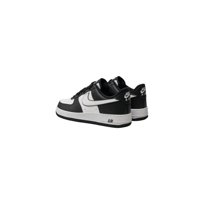 Nike Air Force 1 DV0788 Black and White Leather Low Top Sneakers