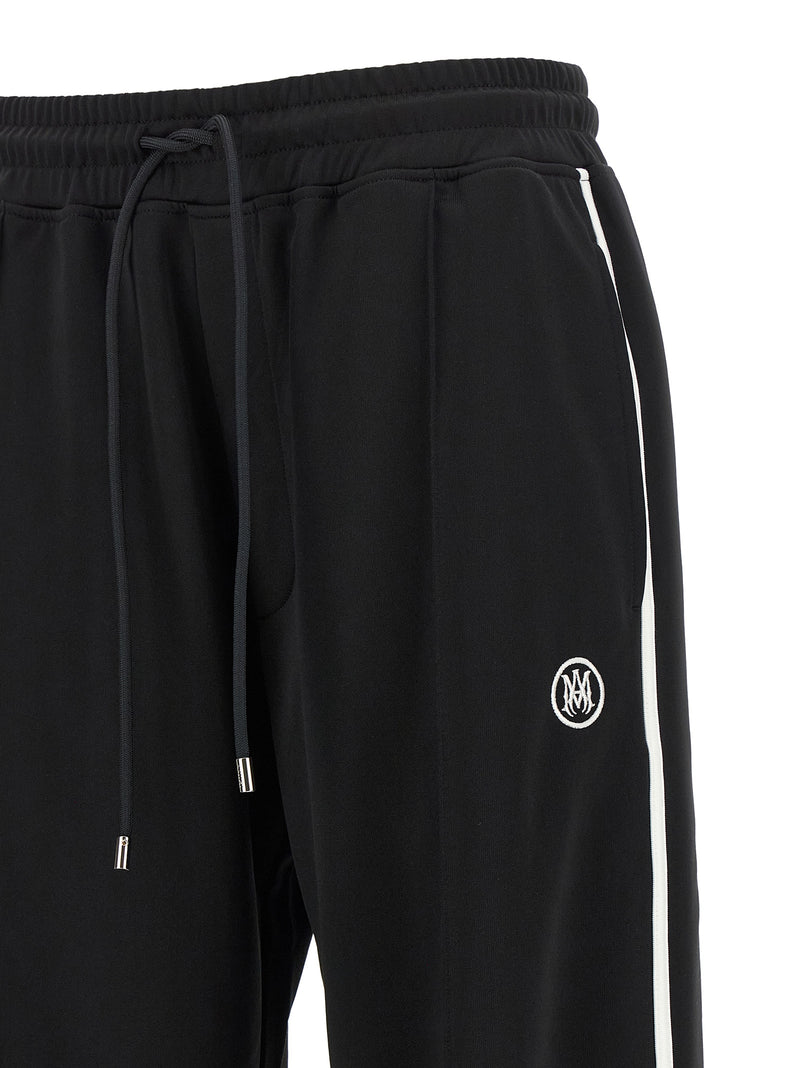 Amiri MA EMB Black Polyester Joggers - Trendy Workout Pants