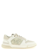 Amiri White Calfskin Low Top Sneakers