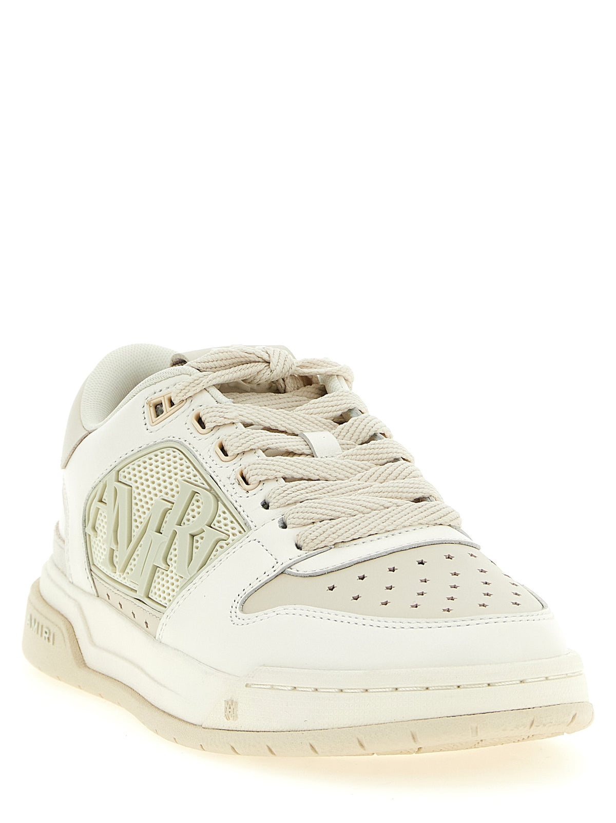 Amiri White Calfskin Low Top Sneakers