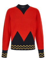 Marni Red Wool Cardigan