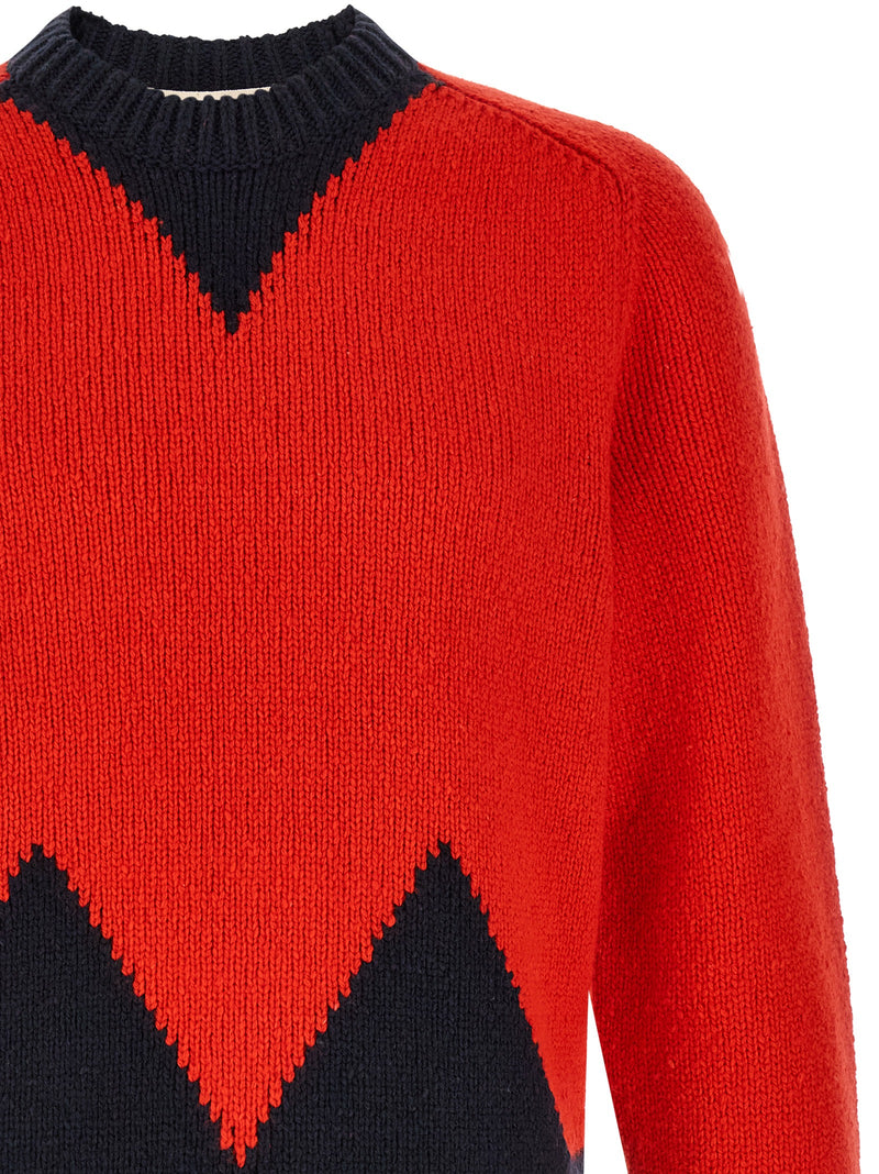 Marni Red Wool Cardigan - Luxury Knitwear for Men