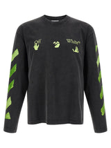 Off-White Black Cotton T-Shirt
