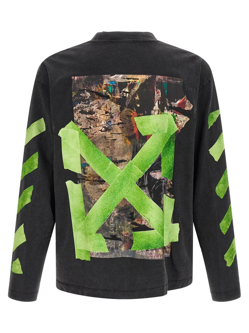 Off-White Bacco Arrow Black Cotton T-Shirt