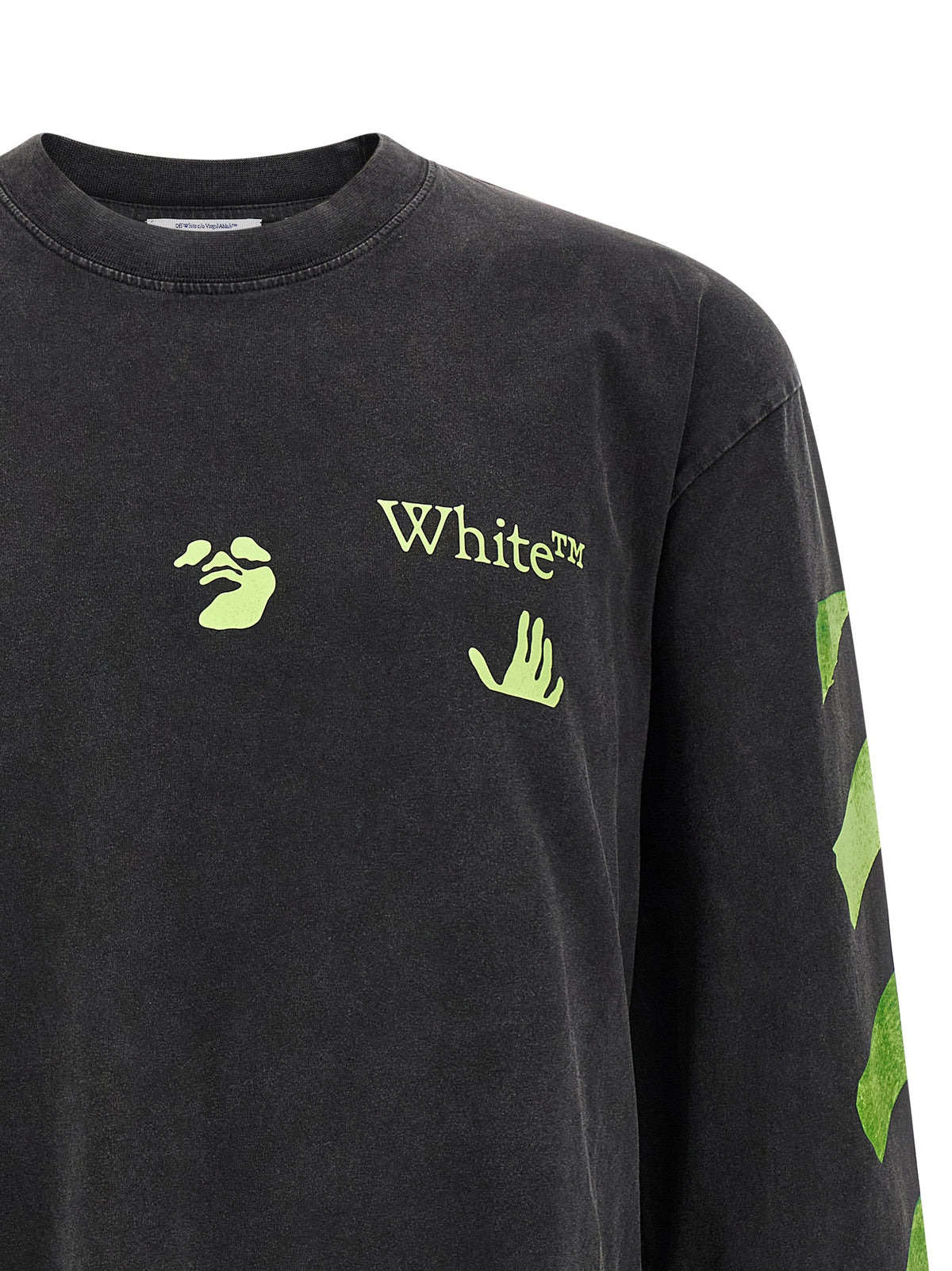 Off-White Black Cotton T-Shirt