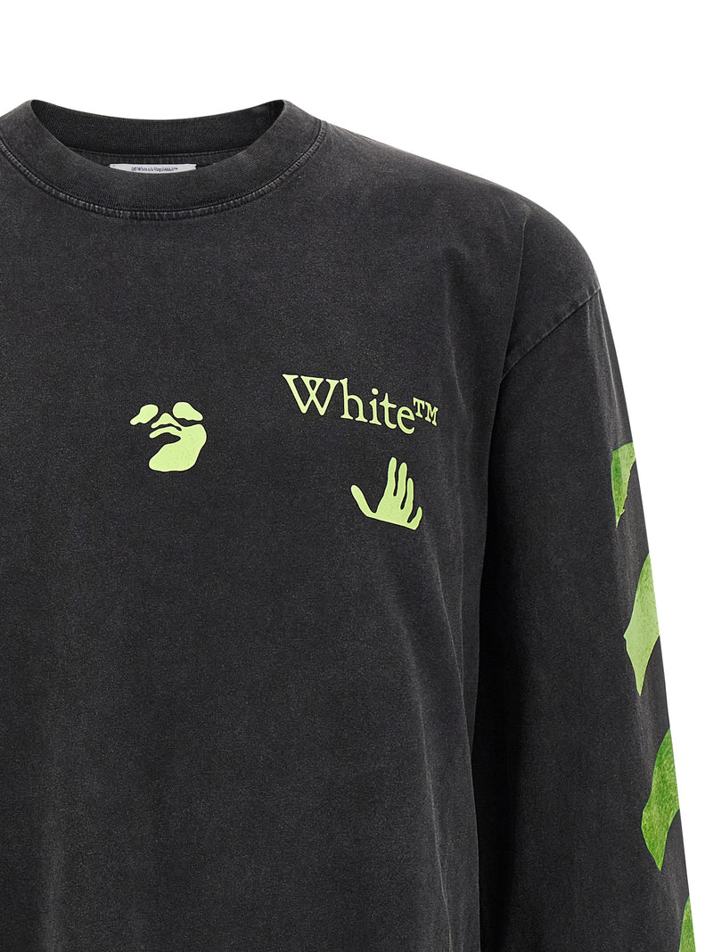 Off-White Bacco Arrow Black Cotton T-Shirt