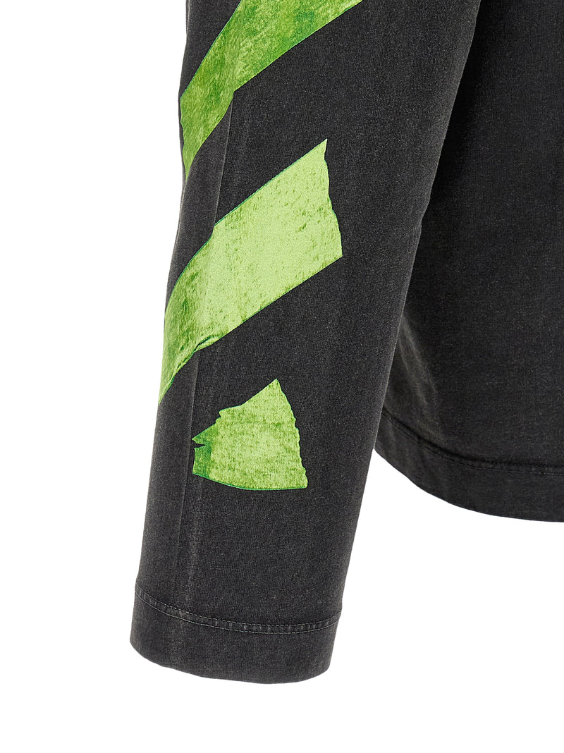 Off-White Bacco Arrow Black Cotton T-Shirt