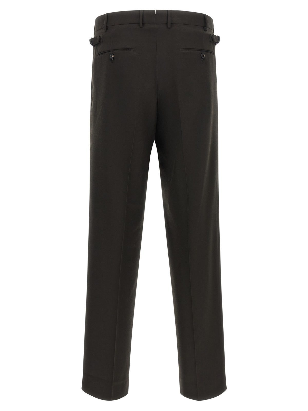 CELLAR DOOR Brown Polyester Dress Pants