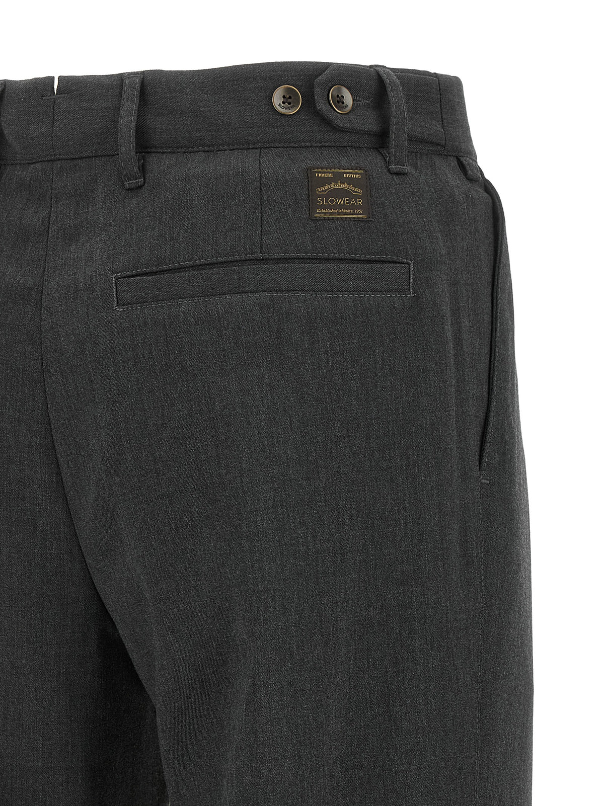 Incotex Gray Polyester Dress Pants