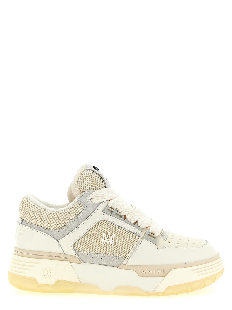 Amiri White Calfskin Chunky Sneakers - MA-1 Style