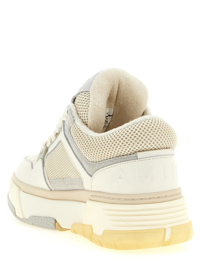 Amiri White Calfskin Chunky Sneakers - MA-1 Style