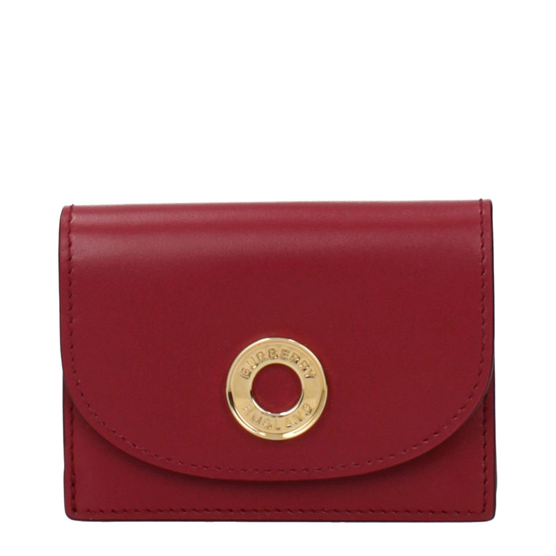 Burberry Pink Leather Cardholder - Stylish Accessory for Women