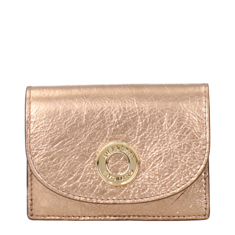 Burberry Brown Leather Wallet - Elegant Accessory for Women