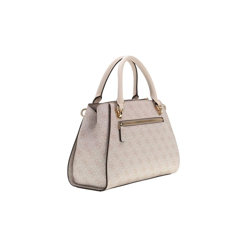 Guess NOELLE II Luxury Satchel Handbag - White