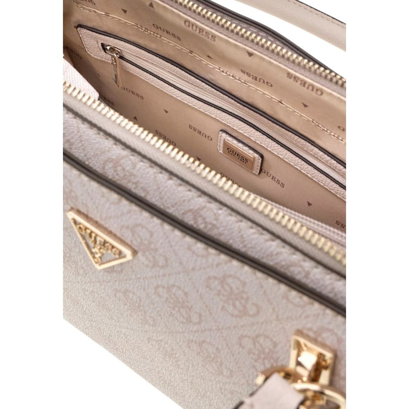 Guess NOELLE II Luxury Satchel Handbag - White