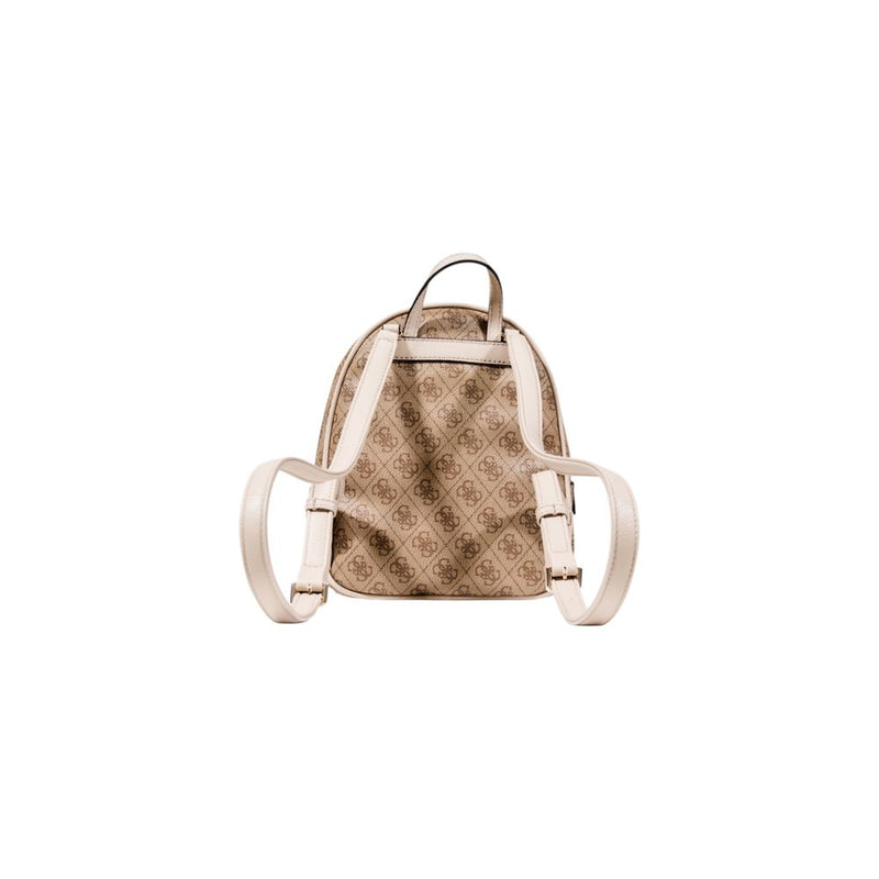 Guess Manhattan II Beige Polyethylene Backpack for Women