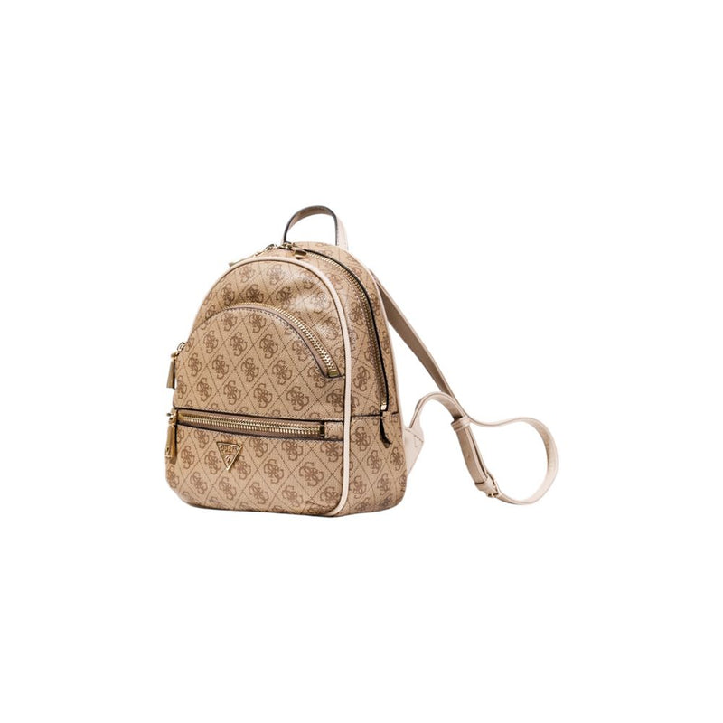Guess Manhattan II Beige Polyethylene Backpack for Women