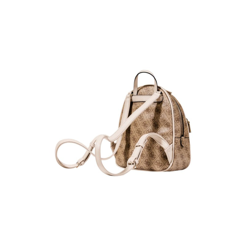Guess Manhattan II Beige Polyethylene Backpack for Women