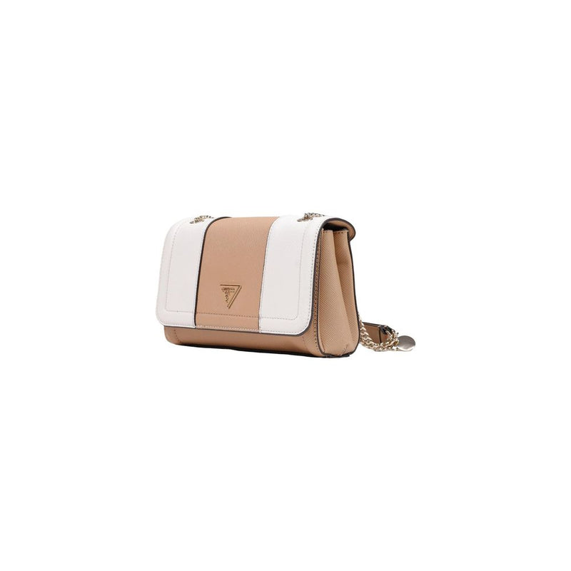 Guess Noelle II Convertible Beige Handbag for Women