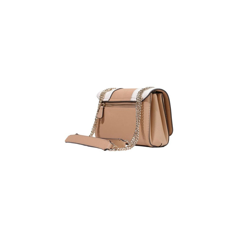 Guess Noelle II Convertible Beige Handbag for Women