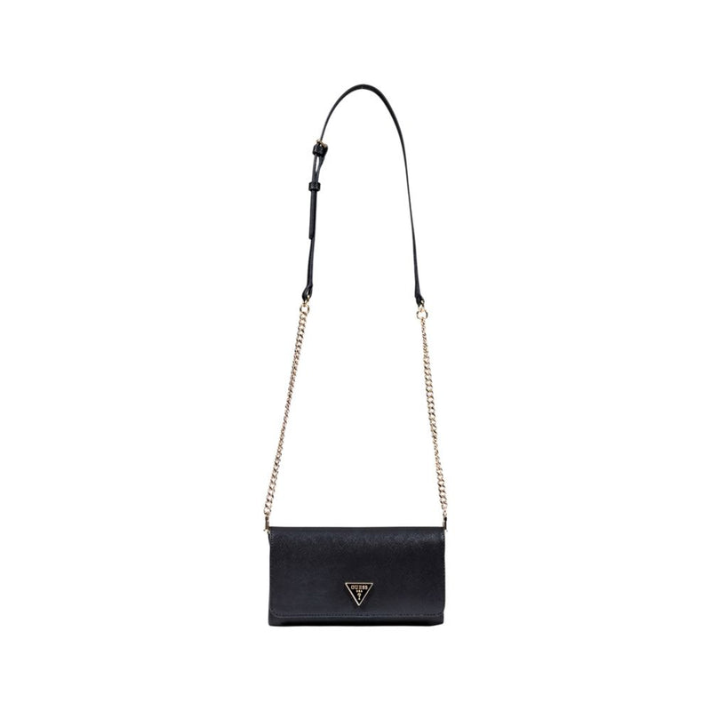 Guess Noelle II Black Polyethylene Clutch Bag