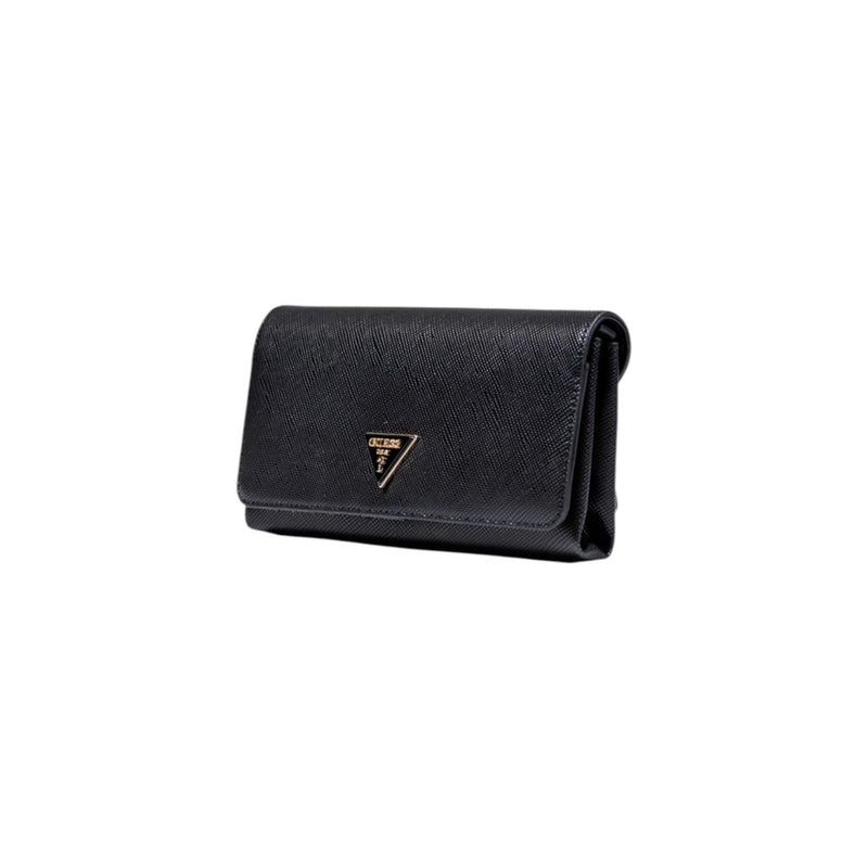 Guess Noelle II Black Polyethylene Clutch Bag