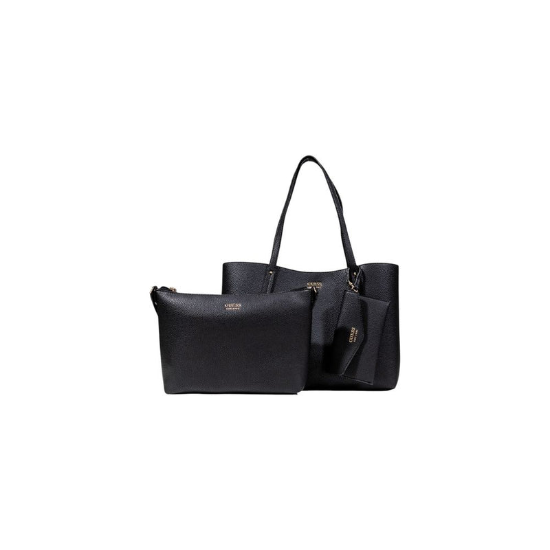 Guess Brenton Tote Handbag in Black - Stylish & Practical