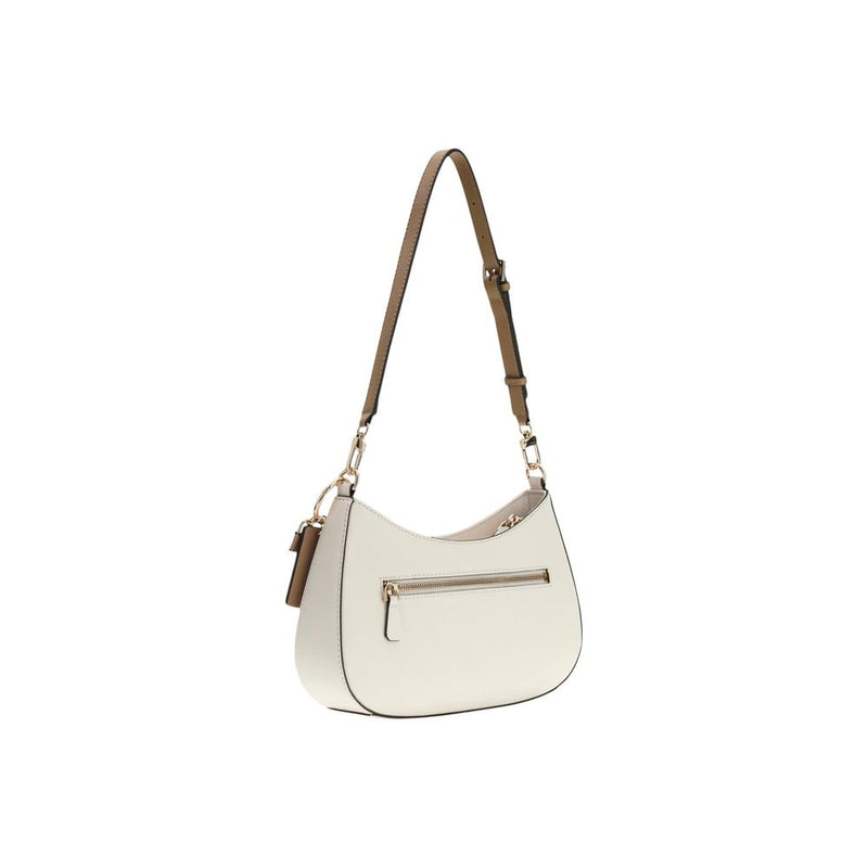 Guess Noelle II Top Zip Shoulder Bag - Beige