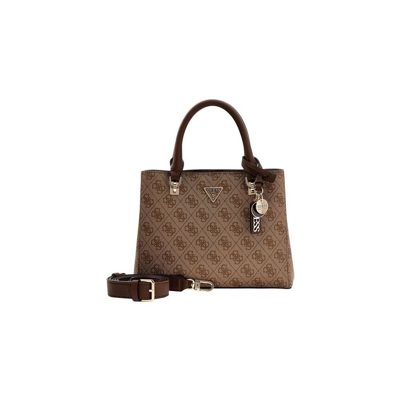 Guess Noelle II SML Multi Comp Stchl Handbag - Brown