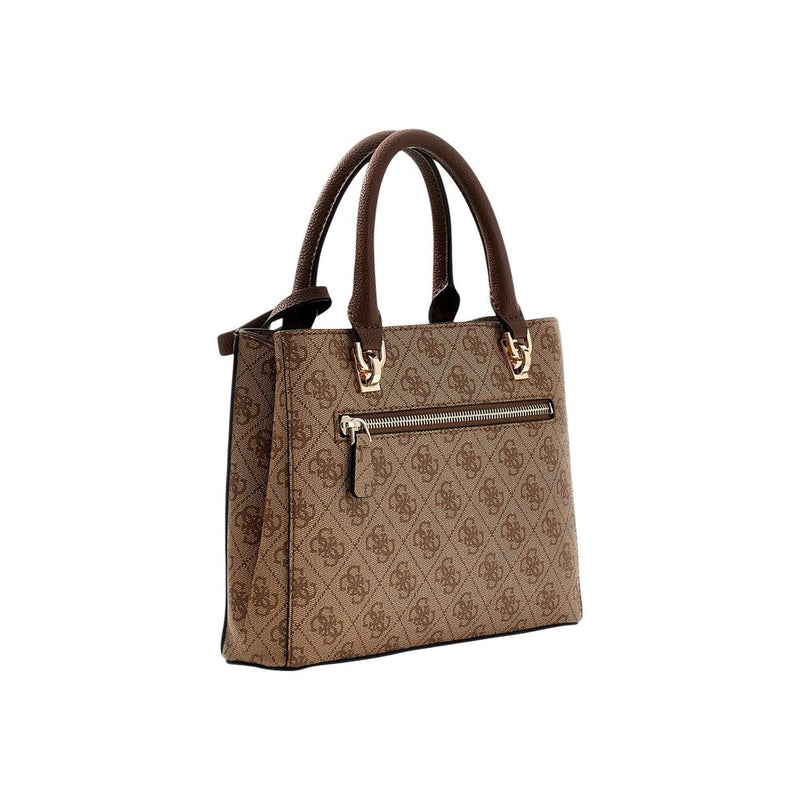 Guess Noelle II SML Multi Comp Stchl Handbag - Brown