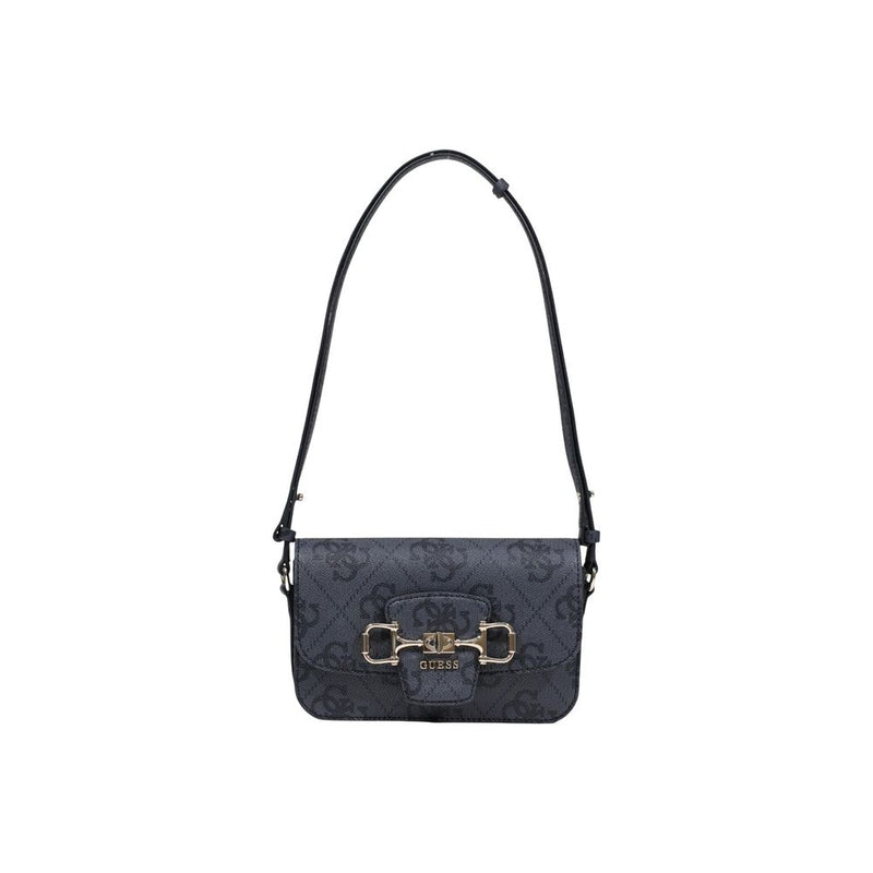 Guess Janie Logo Convertible Crossbody Handbag - Gray