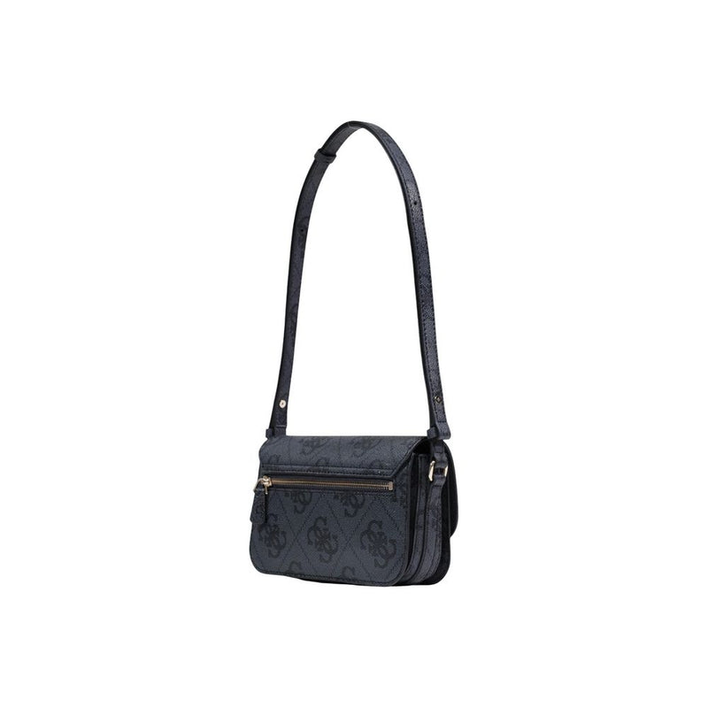 Guess Janie Logo Convertible Crossbody Handbag - Gray