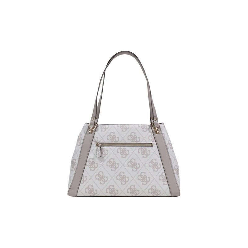 Guess KARNILLA LOGO GFRIEND CARRYALL Beige Handbag