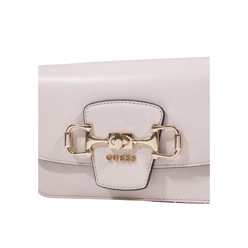 Guess JANIE Convertible Xbody Flap Handbag in Pink