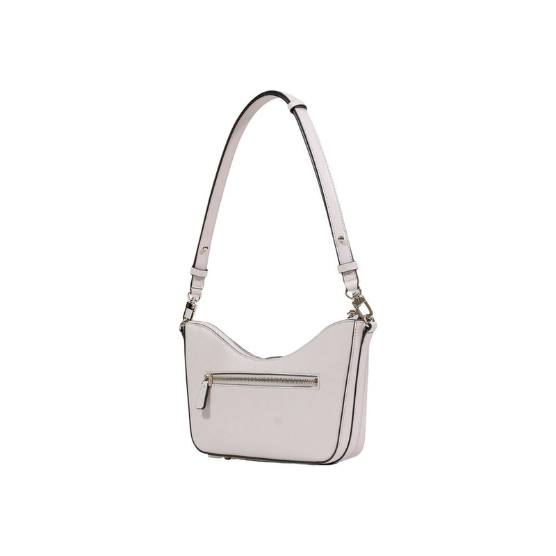 Guess Janie Convertible Shoulder Bag - Pink Polyurethane Handbag