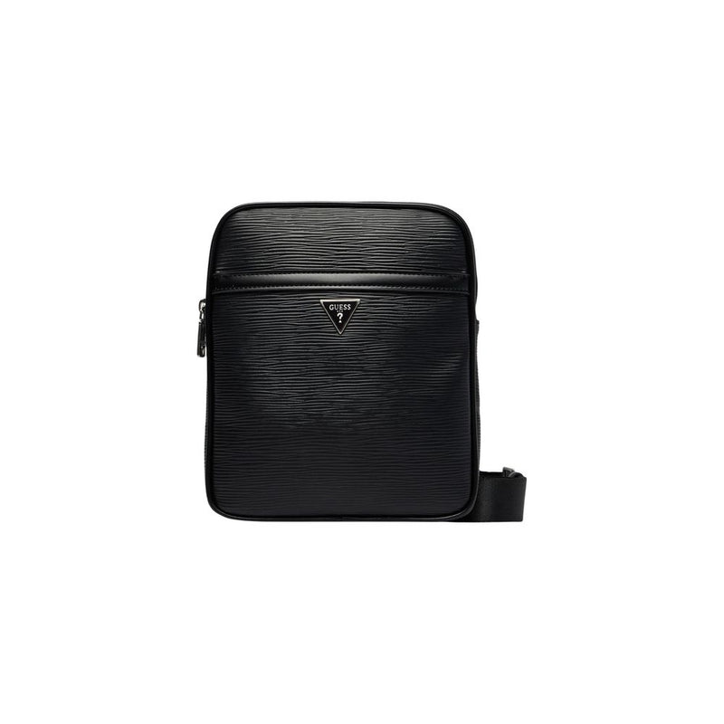 Guess MILANO HMMIPW P6223 Black Polyethylene Messenger Bag