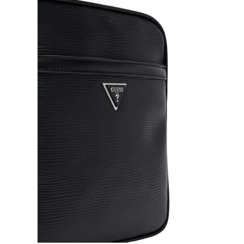 Guess MILANO HMMIPW P6223 Black Polyethylene Messenger Bag