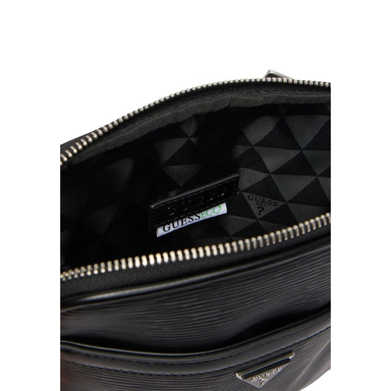 Guess MILANO HMMIPW P6223 Black Polyethylene Messenger Bag
